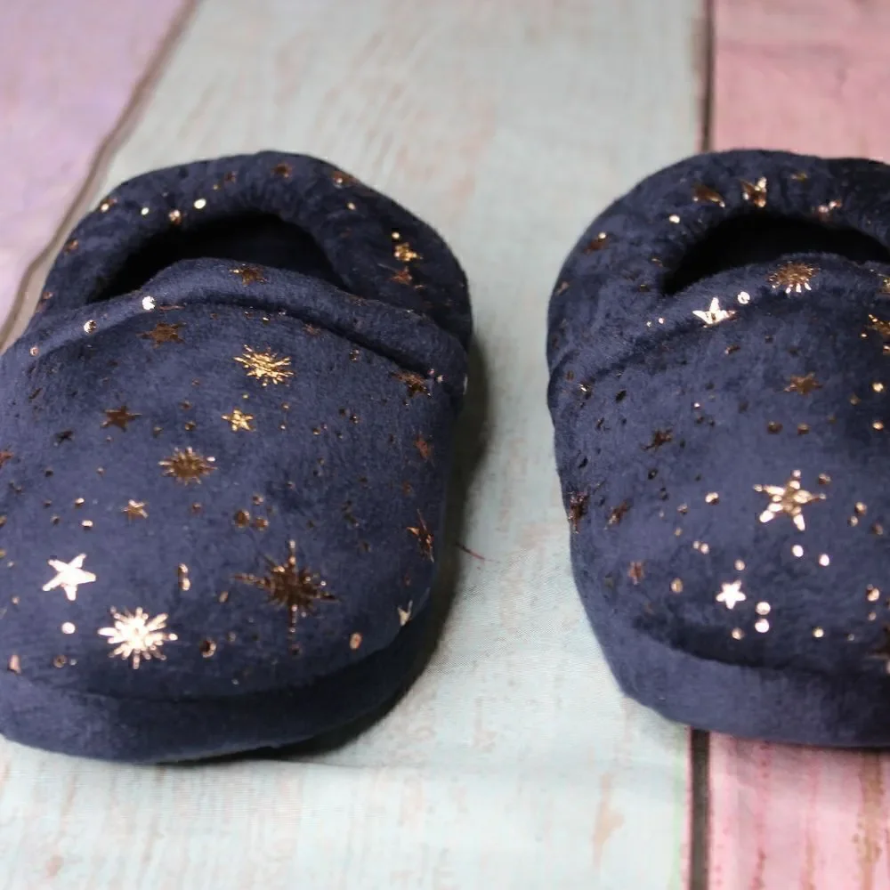 Toddler's OUTER SPACE Memory Foam Slippers‎